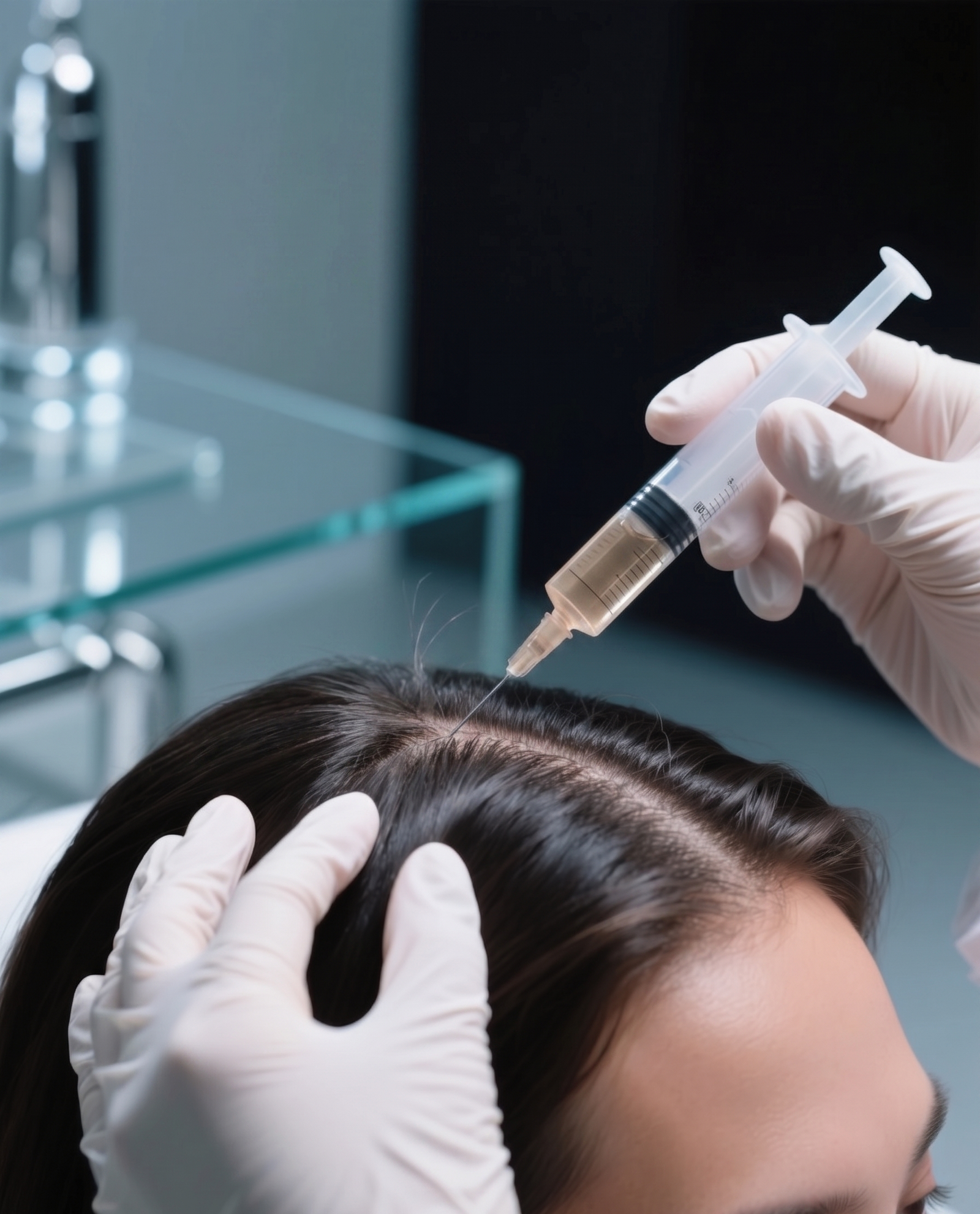 Growth Factor Concentrate GFC hair loss therapy at DermaGlo