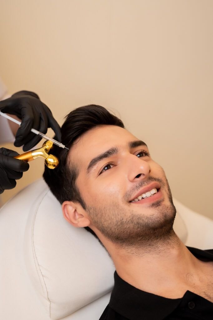Clinical hair fall and hair restoration treatment for men