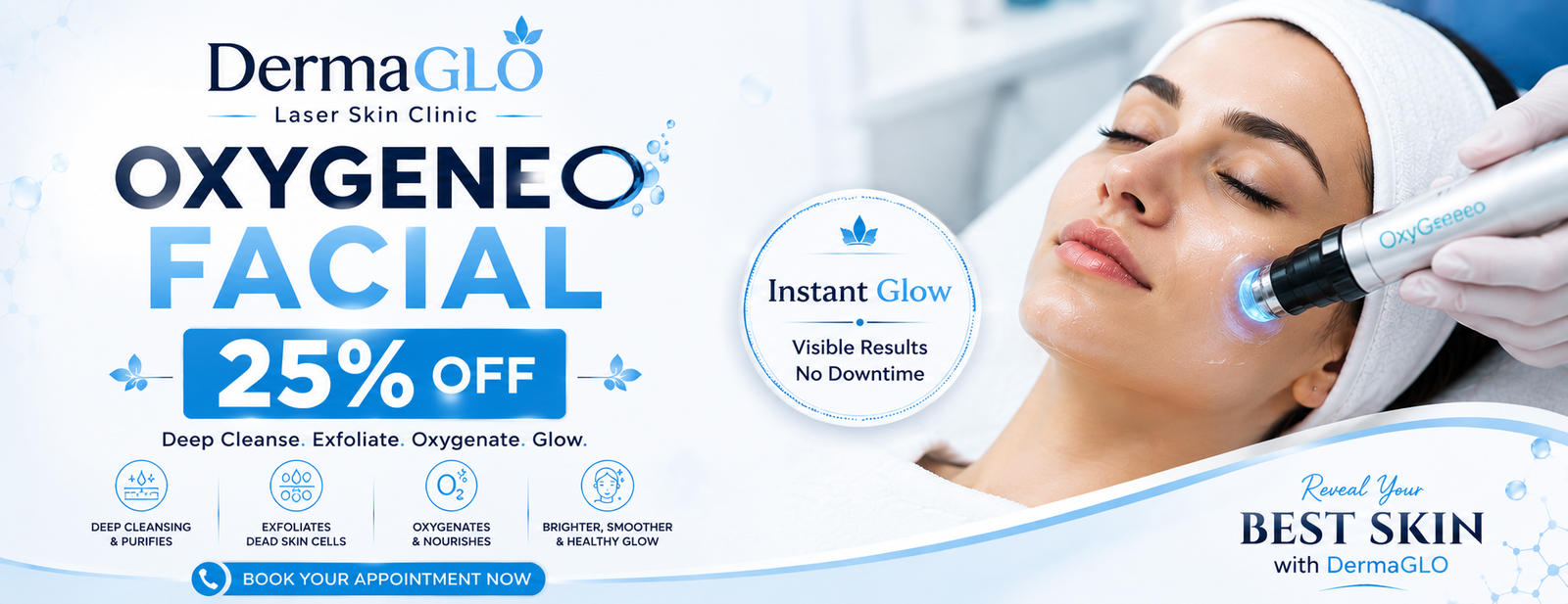 OxyGeneo Treatments at DermaGLO