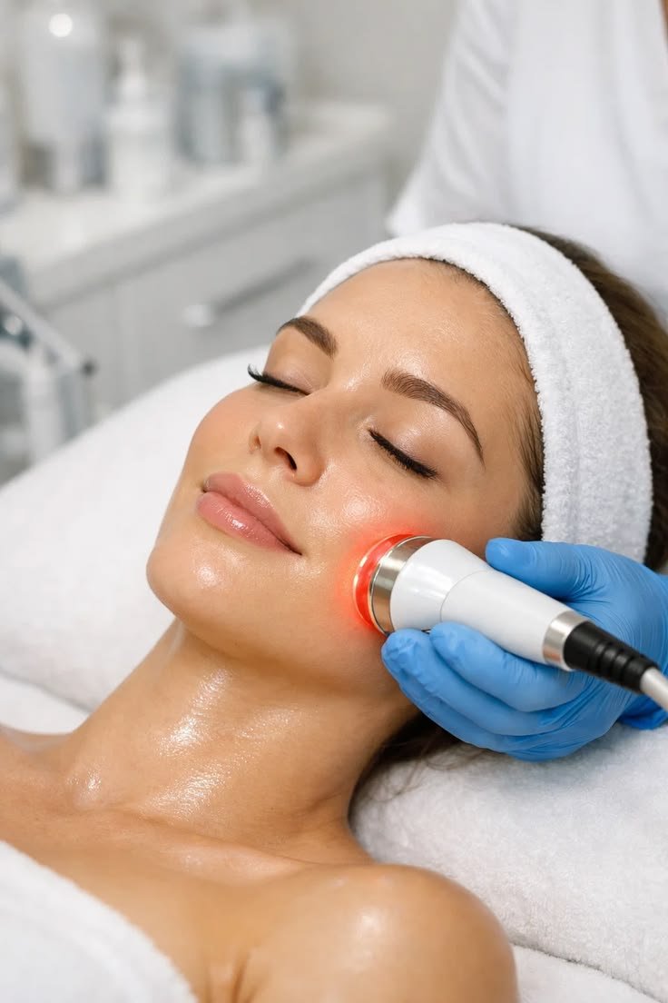 Skin tightening and anti-aging facelift treatment for women